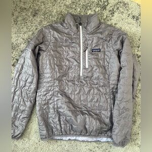 Patagonia Purple Quilted Pullover Jacket
